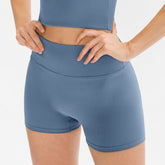 Sportshorts mit hoher Taille